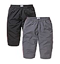 JCM Sports Pack of 2 3/4 Pants