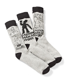 Simpsons 3 Pack Sock Gift Set