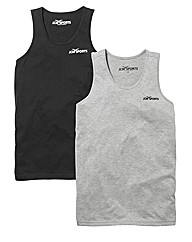 JCM Pack Of 2 Vest Tops