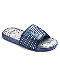 JCM Mens Slide Flip Flops Extra Wide Fit