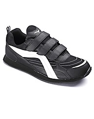JCM Fitness Mens Velcro Trainers Wide