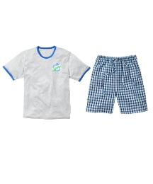 Jacamo Woven Short & T-Shirt Pyjama Set