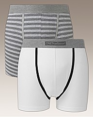 One True Saxon Pack 2 Knitted Boxers