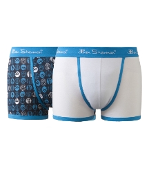 Ben Sherman Pack 2 Printed Boxers