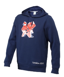 Mens Union Jack Logo Hood