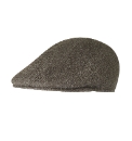 Kangol Charcoal Textured Flat Cap