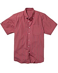 Jacamo Short Sleeve Check Shirt Long