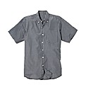 Jacamo Short Sleeve Check Shirt Long