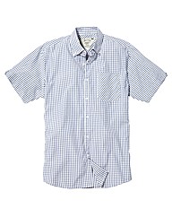 Jacamo Short Sleeve Check Shirt Long