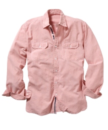 Jacamo Long Sleeve Chambray Shirt Long
