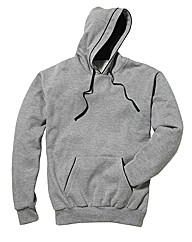Jacamo Over Head Piped Hoodie Long
