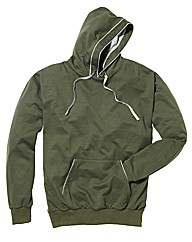 Jacamo Over Head Piped Hoodie Long