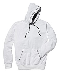 Jacamo Over Head Piped Hoodie Long