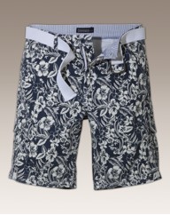 Jacamo Linen Floral Shorts