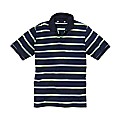 Jacamo Engineered Stripe Polo Shirt Reg