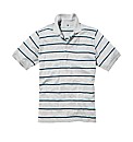 Jacamo Engineered Stripe Polo Shirt Reg