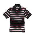 Jacamo Engineered Stripe Polo Shirt Long