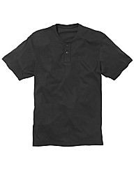 Jacamo Short Sleeve Grandad Top Regular