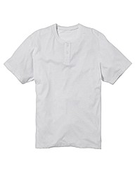 Jacamo Short Sleeve Grandad Top Regular