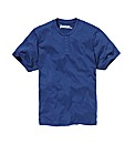 Jacamo Short Sleeve Grandad Top Regular