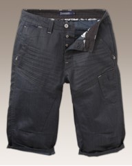 Jacamo Coated Denim 3/4 Pants