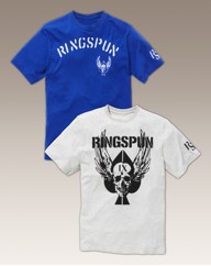 Ringspun Pack Of 2 Graphic T-Shirts