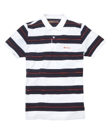 Ben Sherman Stripe Polo Shirt Long