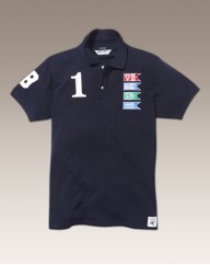 Nickelson Flag Polo Shirt Long