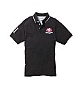 Flintoff By Jacamo Crest Polo Shirt Long