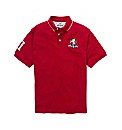 Flintoff By Jacamo Crest Polo Shirt Reg