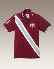Flintoff By Jacamo Panel Polo Shirt Long