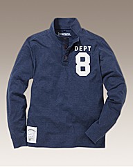Jacamo Long Sleeve Grandad Top