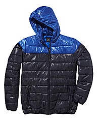 Label J Hooded Panel Jacket