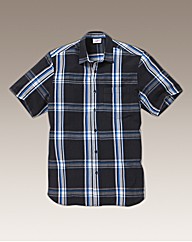 Jacamo Short Sleeve Check Shirt Long