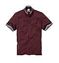 Jacamo Cycle Collar Polo Shirt Long