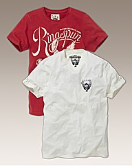 Ringspun Pack Of Two Tees