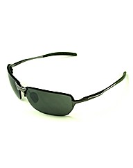 F-Polarised Overlaid Rimless Sunglasses