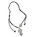 Malissa J Heart Drop Charm Necklace