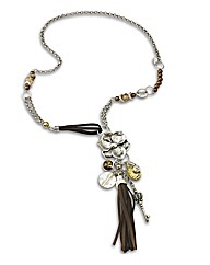 Malissa J Flower Detail Necklace