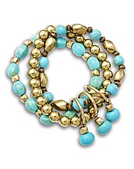 Malissa J Charm Bead Bracelet