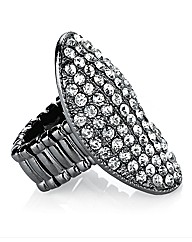 Petal Dolls Oval Crystal Ring