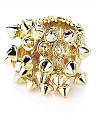 Petal Dolls Gold Spike Ring
