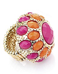 Petal Dolls Fuschia Ring