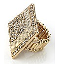 Petal Dolls Gold Pyramid Ring