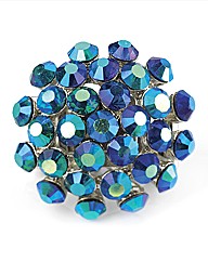 Petal Dolls Blue Crystal Ring