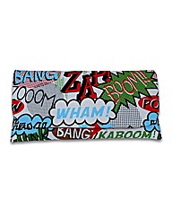 Spencer Ogg Comic Book Print Clutch Bag