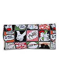 Spencer Ogg Comic Book Print Clutch Bag