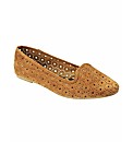 Simply Be Cut Out Ballerina Pumps E Fit