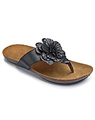 Simply Be Flower Toe Post EEE Fit