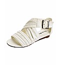 Simply Be Cross Over Low Wedge Sandals E